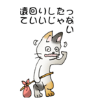 猫のスタンプ その20（旅する猫）（個別スタンプ：7）