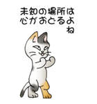 猫のスタンプ その20（旅する猫）（個別スタンプ：13）