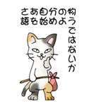 猫のスタンプ その20（旅する猫）（個別スタンプ：20）
