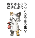 猫のスタンプ その20（旅する猫）（個別スタンプ：29）