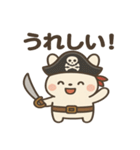 シュールな海賊のウサギのスタンプ 001（個別スタンプ：13）