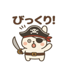 シュールな海賊のウサギのスタンプ 001（個別スタンプ：15）