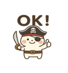 シュールな海賊のウサギのスタンプ 001（個別スタンプ：29）
