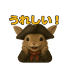 シュールな海賊のウサギのスタンプ 002（個別スタンプ：13）