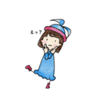 おかっぱ頭のバニーちゃん9（個別スタンプ：8）