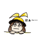 おかっぱバニーちゃん ピース（個別スタンプ：20）