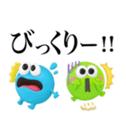 カラフルモンスター♡夏の3Dスタンプ（個別スタンプ：29）