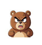 【怒る動物達 2】（個別スタンプ：5）