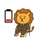 しんどいライオン (にほんご)（個別スタンプ：12）
