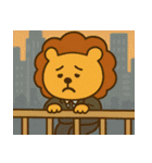 しんどいライオン (にほんご)（個別スタンプ：20）