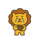 しんどいライオン (にほんご)（個別スタンプ：35）