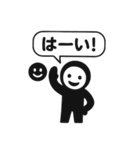 くろすけっち⑤普段使い、ねこ（個別スタンプ：21）