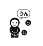 くろすけっち⑤普段使い、ねこ（個別スタンプ：37）