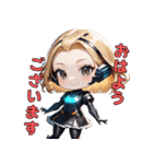 ご主人様いかがですか？アンドロイドメイド（個別スタンプ：5）
