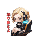 ご主人様いかがですか？アンドロイドメイド（個別スタンプ：22）