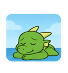 海のドラゴン@SFW（個別スタンプ：6）