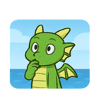 海のドラゴン@SFW（個別スタンプ：9）