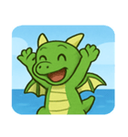 海のドラゴン@SFW（個別スタンプ：10）