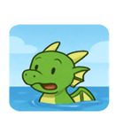 海のドラゴン@SFW（個別スタンプ：12）