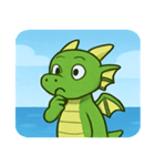 海のドラゴン@SFW（個別スタンプ：13）