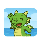 海のドラゴン@SFW（個別スタンプ：14）