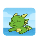 海のドラゴン@SFW（個別スタンプ：15）