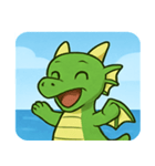 海のドラゴン@SFW（個別スタンプ：17）