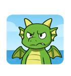 海のドラゴン@SFW（個別スタンプ：18）