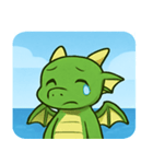 海のドラゴン@SFW（個別スタンプ：19）