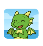 海のドラゴン@SFW（個別スタンプ：22）