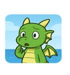 海のドラゴン@SFW（個別スタンプ：24）