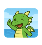 海のドラゴン@SFW（個別スタンプ：25）