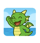海のドラゴン@SFW（個別スタンプ：26）