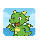 海のドラゴン@SFW（個別スタンプ：27）