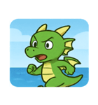 海のドラゴン@SFW（個別スタンプ：29）
