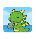 海のドラゴン@SFW（個別スタンプ：30）