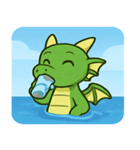 海のドラゴン@SFW（個別スタンプ：31）