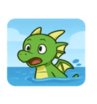 海のドラゴン@SFW（個別スタンプ：32）