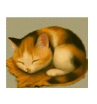 幸せな猫達の世界（個別スタンプ：25）