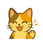 幸せな猫達の世界（個別スタンプ：28）