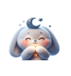 月のうさぎの日常はぼーっとすること（個別スタンプ：31）