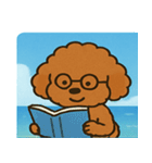 海のトイプードル@SFW（個別スタンプ：1）