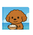海のトイプードル@SFW（個別スタンプ：2）