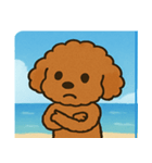 海のトイプードル@SFW（個別スタンプ：11）