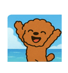 海のトイプードル@SFW（個別スタンプ：17）