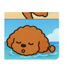 海のトイプードル@SFW（個別スタンプ：32）