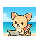 海のチワワ@SFW（個別スタンプ：3）