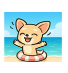 海のチワワ@SFW（個別スタンプ：4）