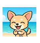 海のチワワ@SFW（個別スタンプ：22）