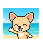 海のチワワ@SFW（個別スタンプ：25）